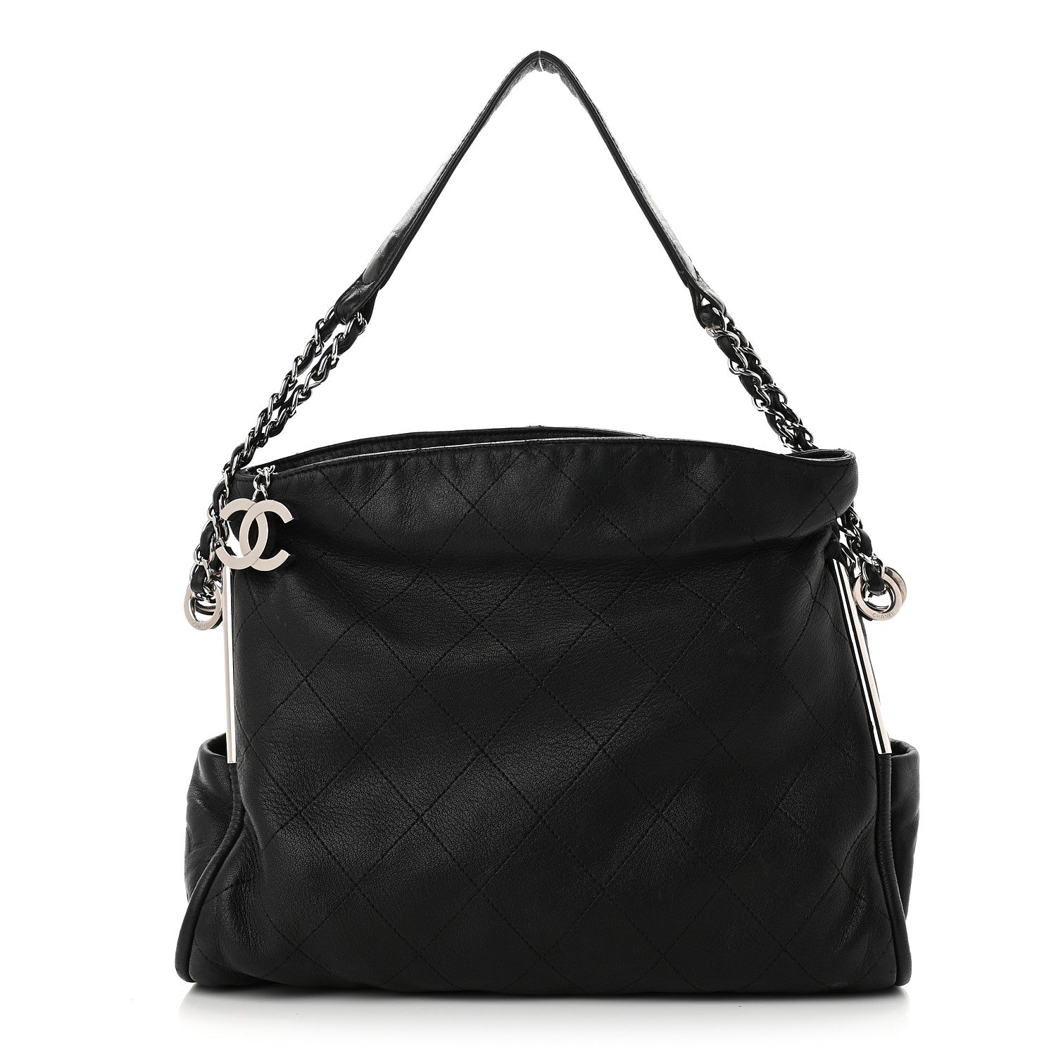 Chanel Lambskin Ultimate Soft Hobo Black 1 of 11