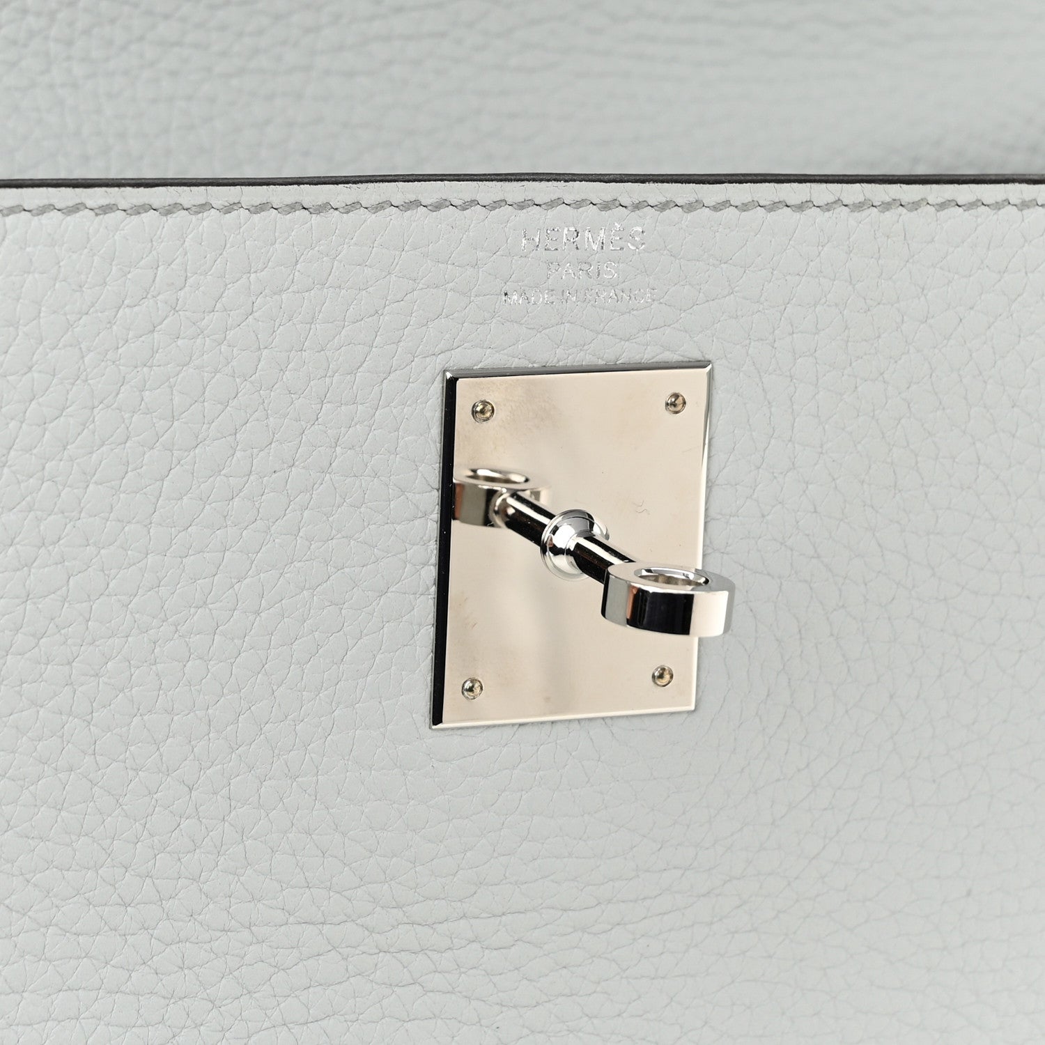 Hermes Togo Kelly Retourne 28 Bleu Pale 5 of 10