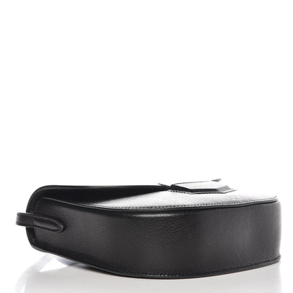 Celine Shiny Textured Calfskin Small Trotteur Black 4 of 6