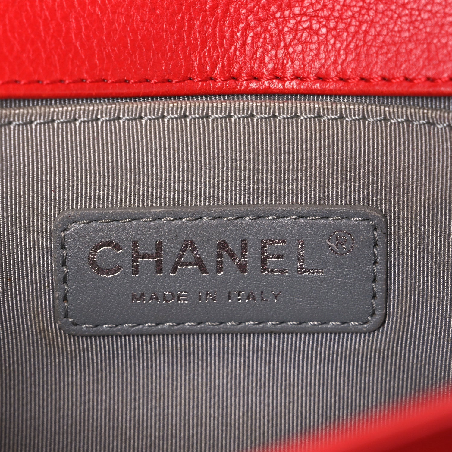 Chanel Calfskin Double Stitch Small Boy Flap Red 6 of 10