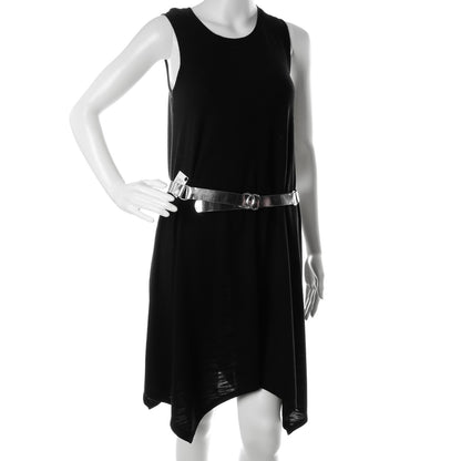 Chanel Calfskin CC Mirror Belt 85 34 Silver 2 of 9