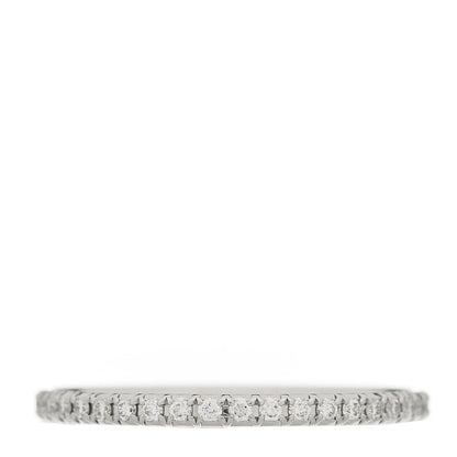 Tiffany Platinum Diamond Metro Full Eternity Band Ring 50 5.5 3 of 5
