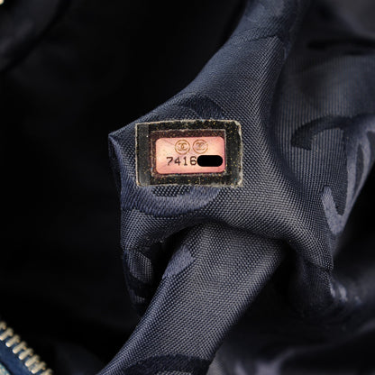 Chanel Denim CC Hobo Dark Blue 9 of 9