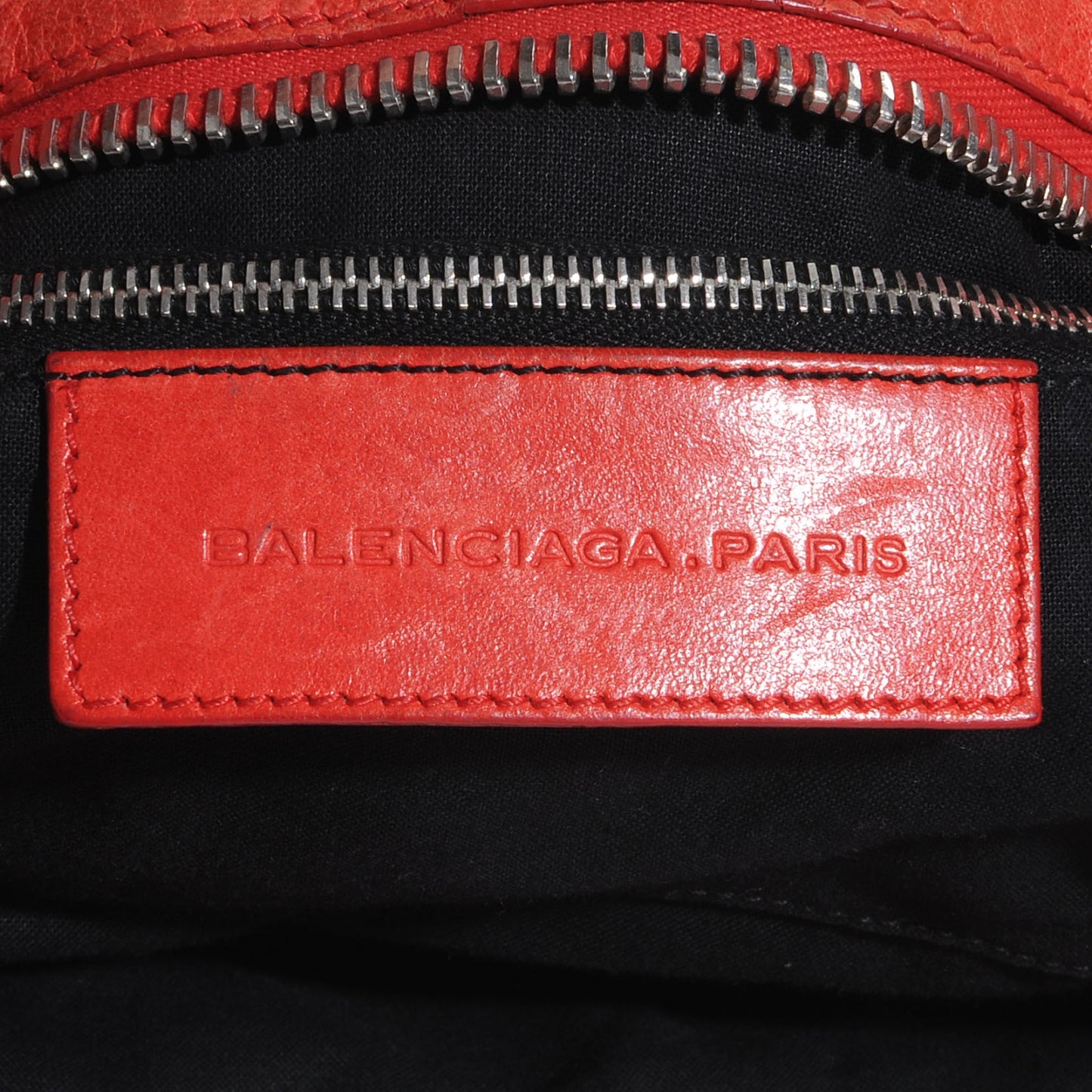 Agneau Giant 21 Silver Hardware CIty Vermillion