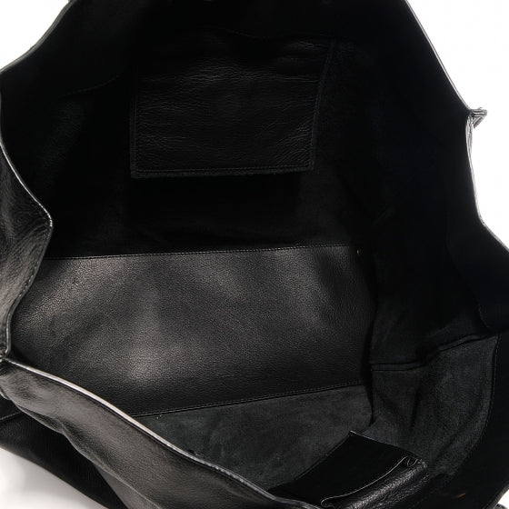 Supple Calfskin Papier A4 Tote Black