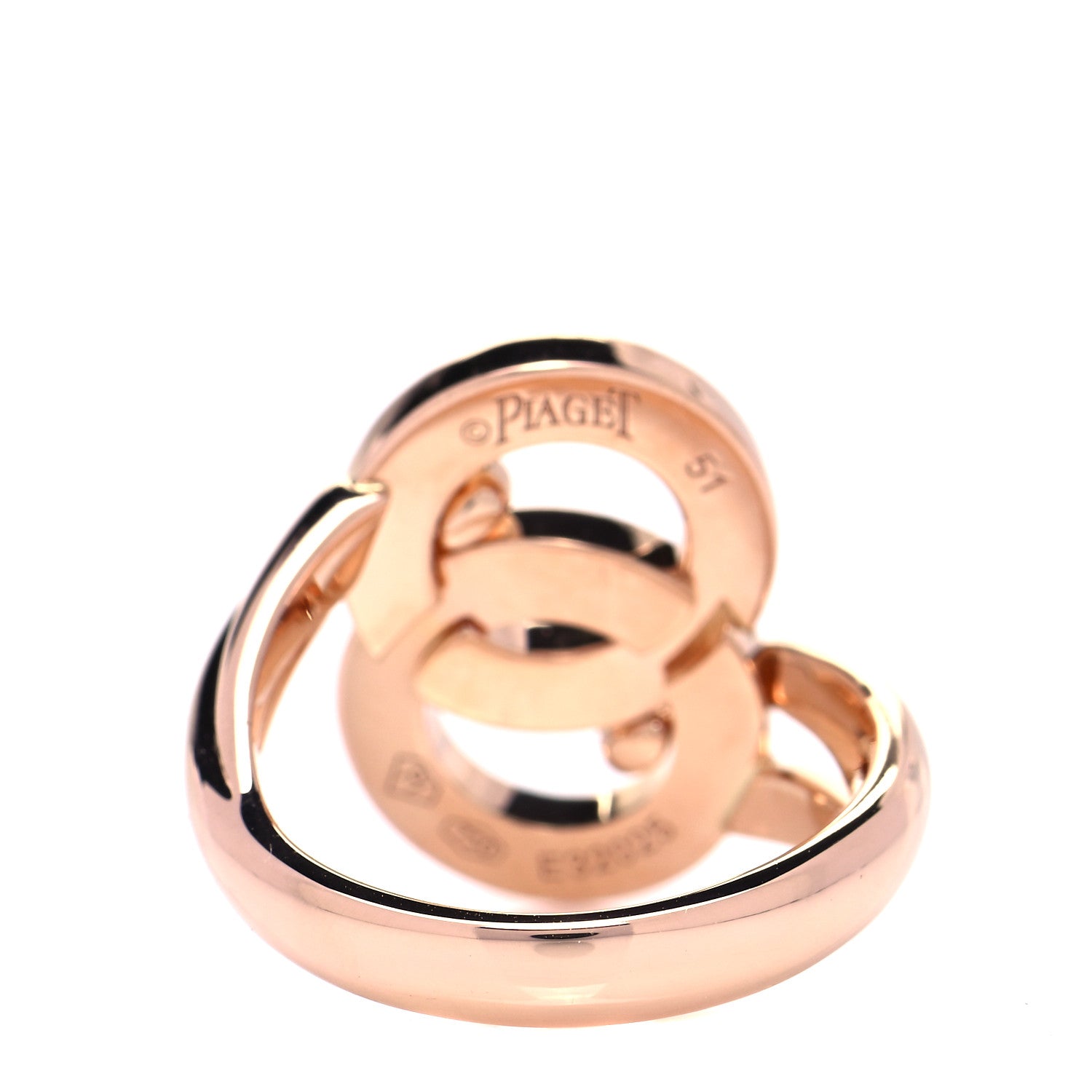 Piaget 18K Rose Gold Diamond Possession Toi Moi Ring 51 5.75 3 of 4