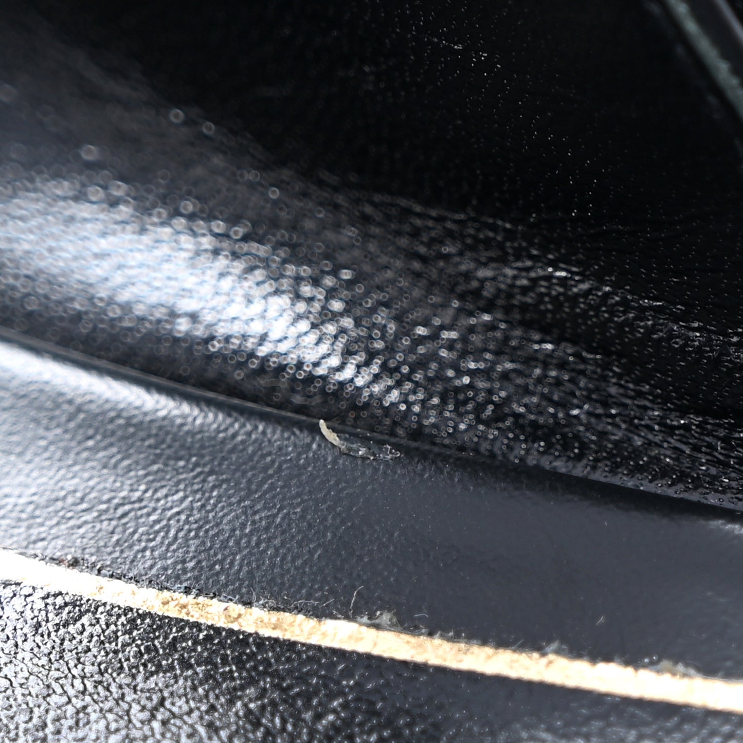 Calfskin Roman Stud Flat Mules 37.5 Black