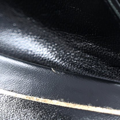 Valentino Garavani Calfskin Roman Stud Flat Mules 37.5 Black 10 of 10