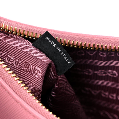 Prada Saffiano Lux Mini Re-Edition Shoulder Bag Petalo 6 of 9