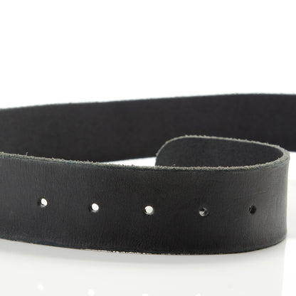 Gucci Faded Calfskin Double G 40mm Belt 80 32 Black 3 of 4
