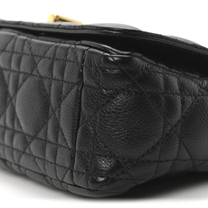 Christian Dior Calfskin Cannage Small Caro Bag Black 10 of 11