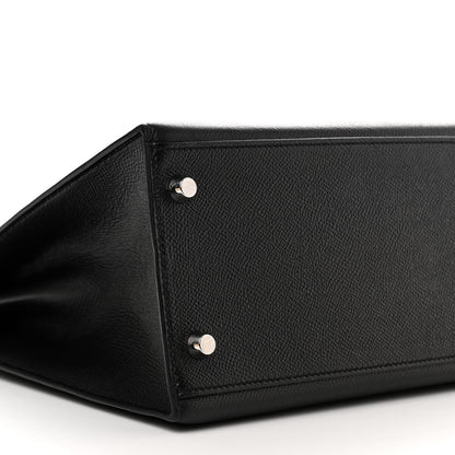 Hermes Epsom Kelly Sellier 32 Black 8 of 17