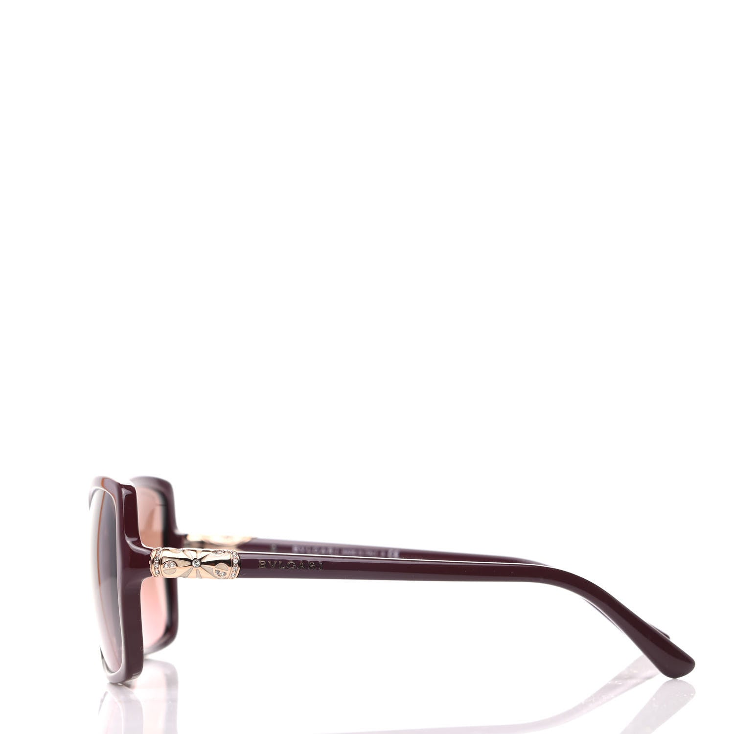 Bulgari 8139-B Sunglasses Brown 3 of 7