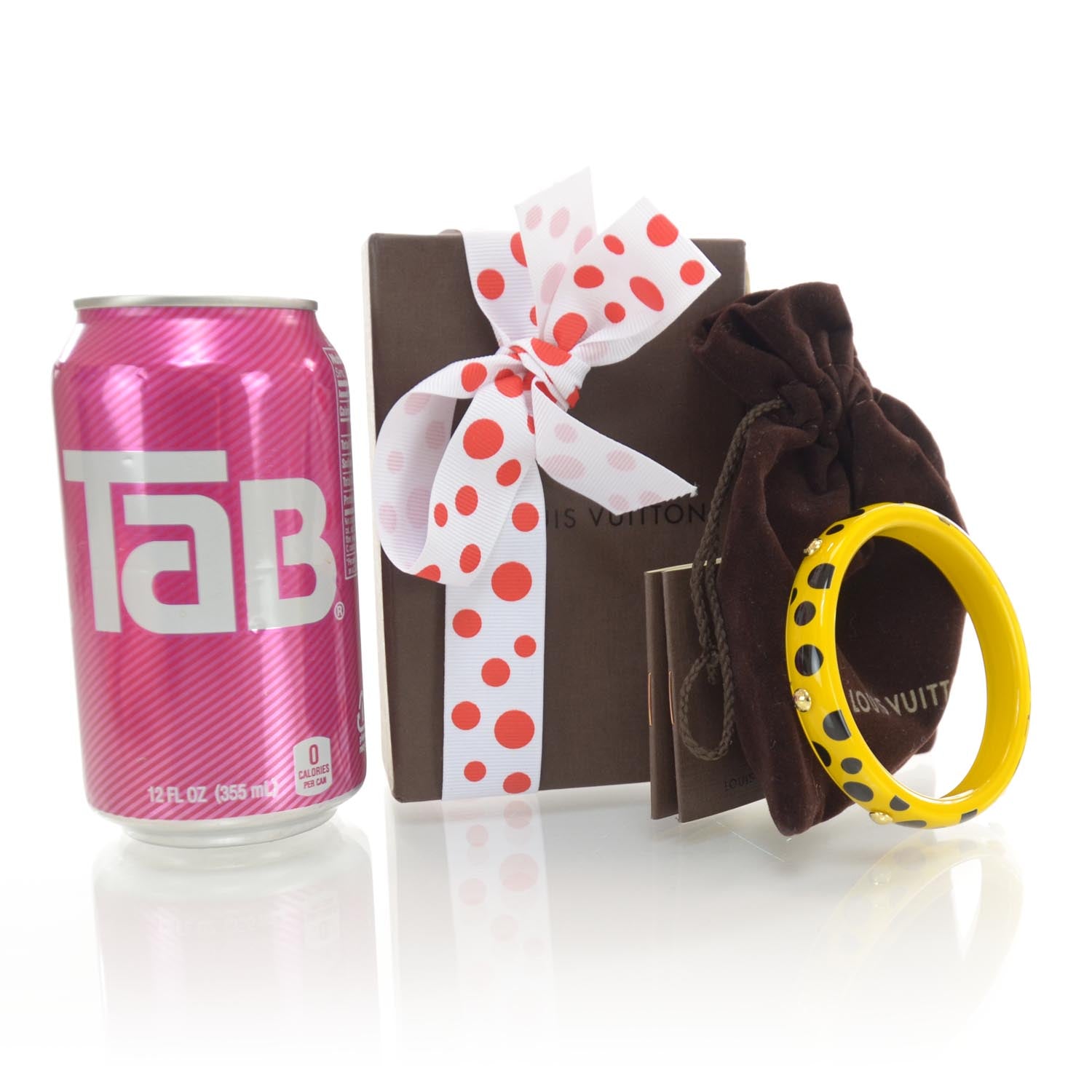 Louis Vuitton Kusama Infinity Dots Bracelet Bangle PM Yellow 5 of 5