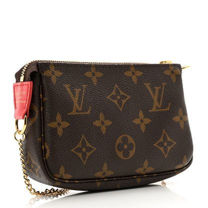 Louis Vuitton Monogram 2020 Christmas Animation Bumper Cars Mini Pochette Accessories Coquelicot 4 of 7