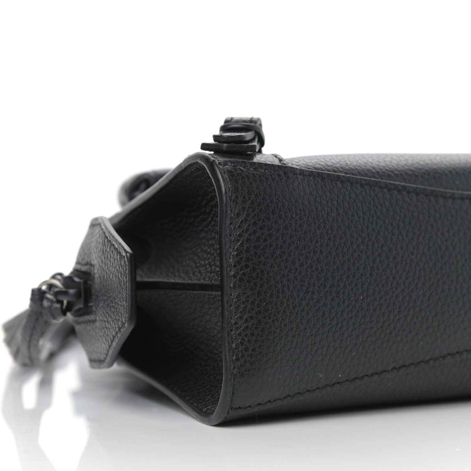 Balenciaga Grained Calfskin Neo Classic Hardware Nano City Crossbody Black 7 of 8
