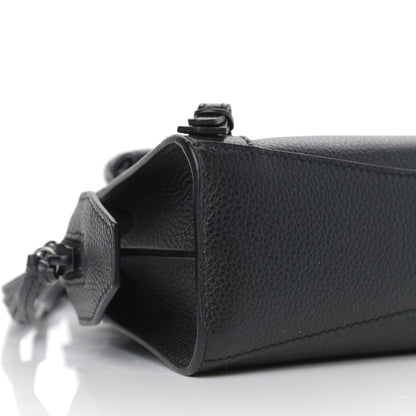 Balenciaga Grained Calfskin Neo Classic Hardware Nano City Crossbody Black 7 of 8