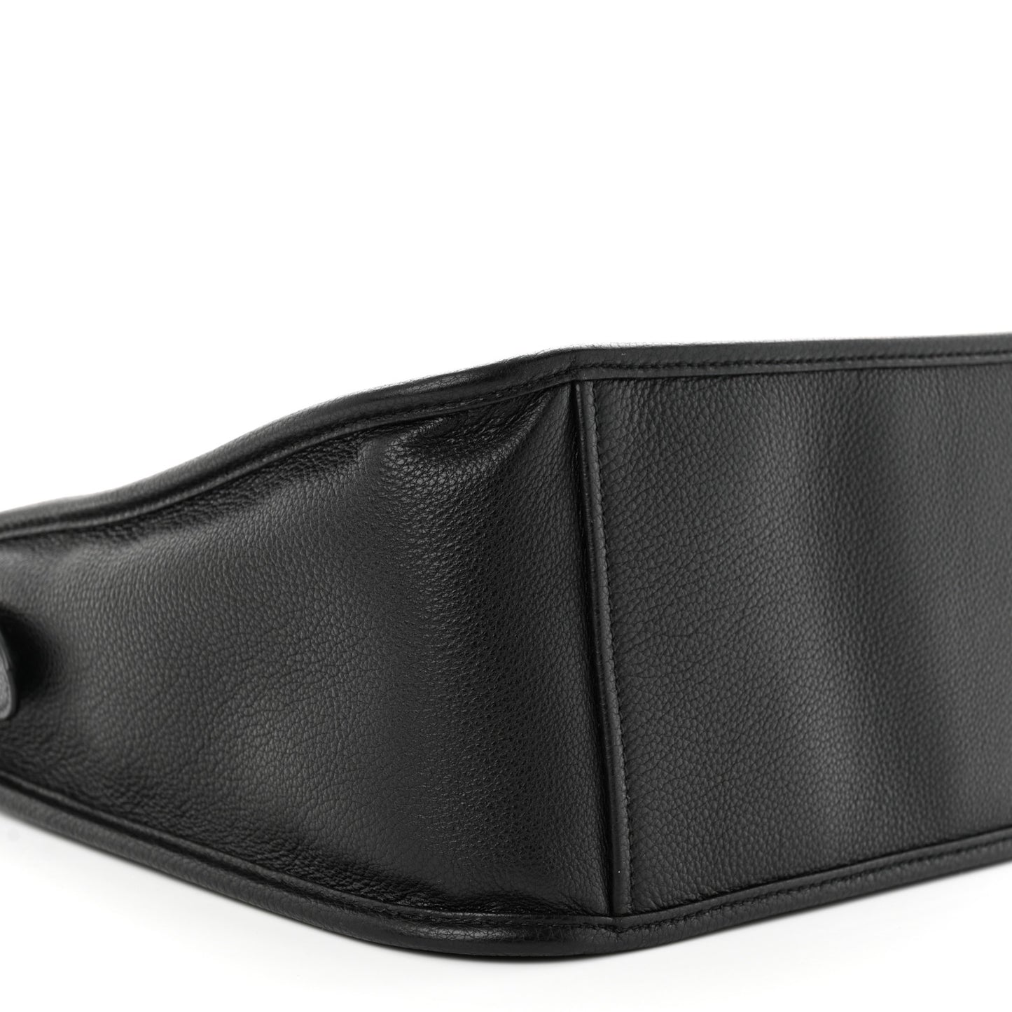 Vitello Daino Soft Hobo Messenger Bag Black