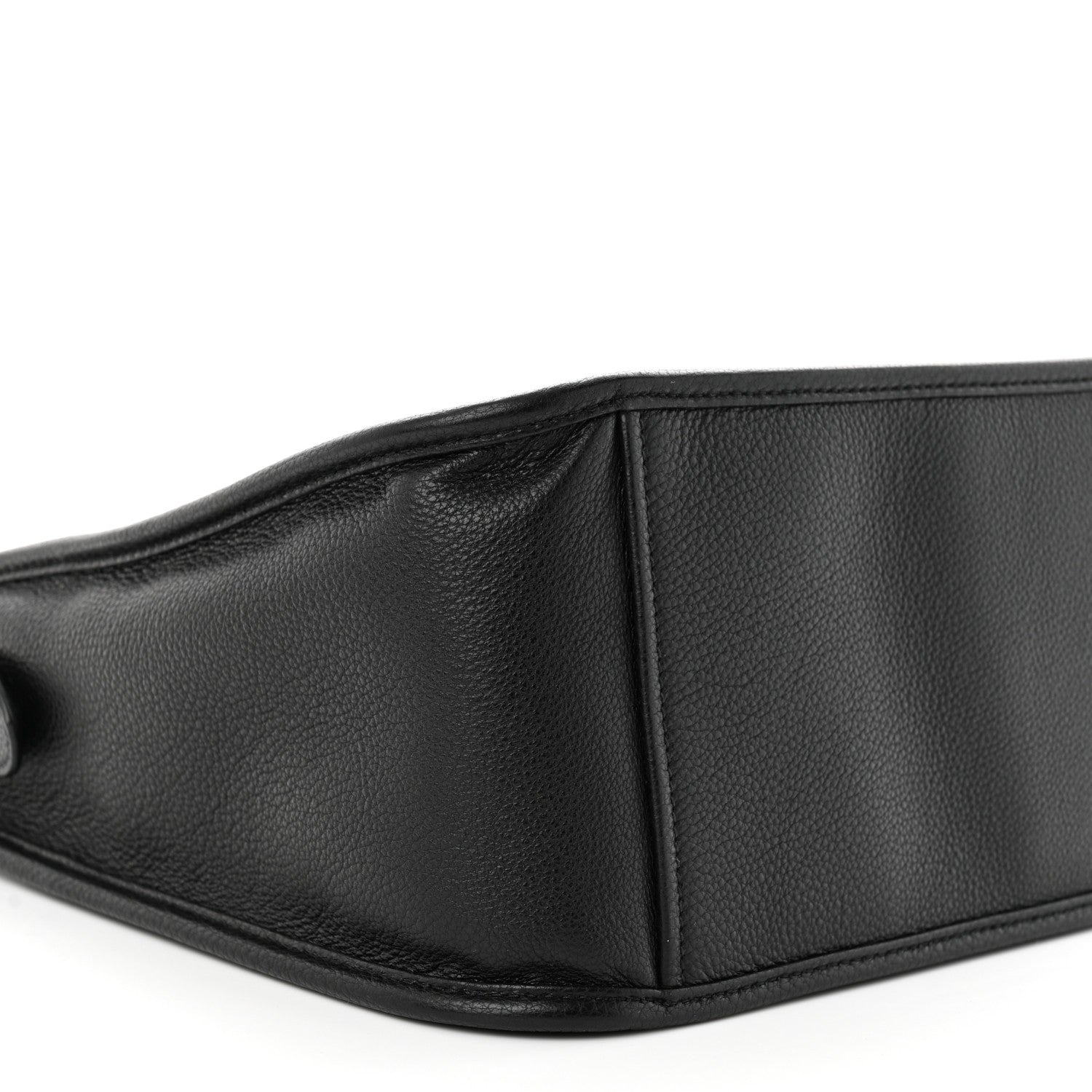 Prada Vitello Daino Soft Hobo Messenger Bag Black 9 of 10