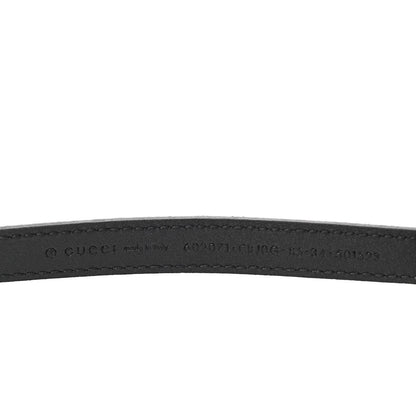 Gucci Suede Calfskin Torchon Double G 15mm Belt 85 34 Black 3 of 5