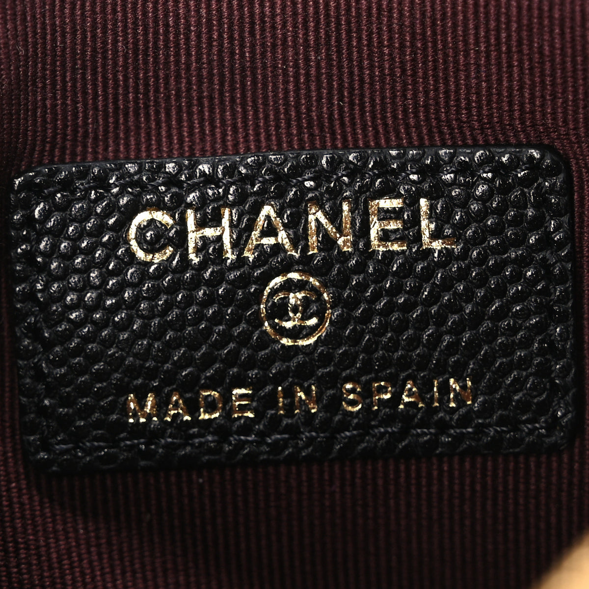 Chanel Caviar Quilted Small Cosmetic Case Black 6 of 9
