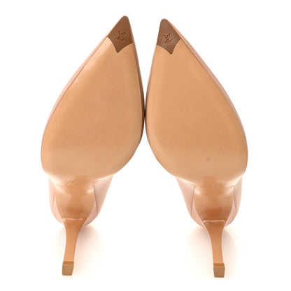 Louis Vuitton Calfskin Signature Pumps 40 Nude Pink 6 of 10