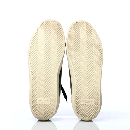 Saint Laurent Canvas Camouflage Signa SL/06 Low Top Sneakers 41 Kaki 5 of 10