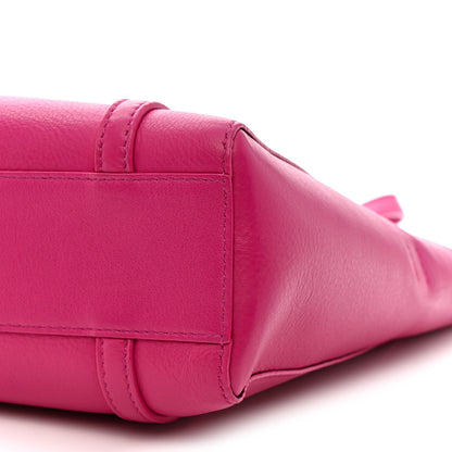 Balenciaga Calfskin XXS Everyday Tote Rose Magenta Black 9 of 14
