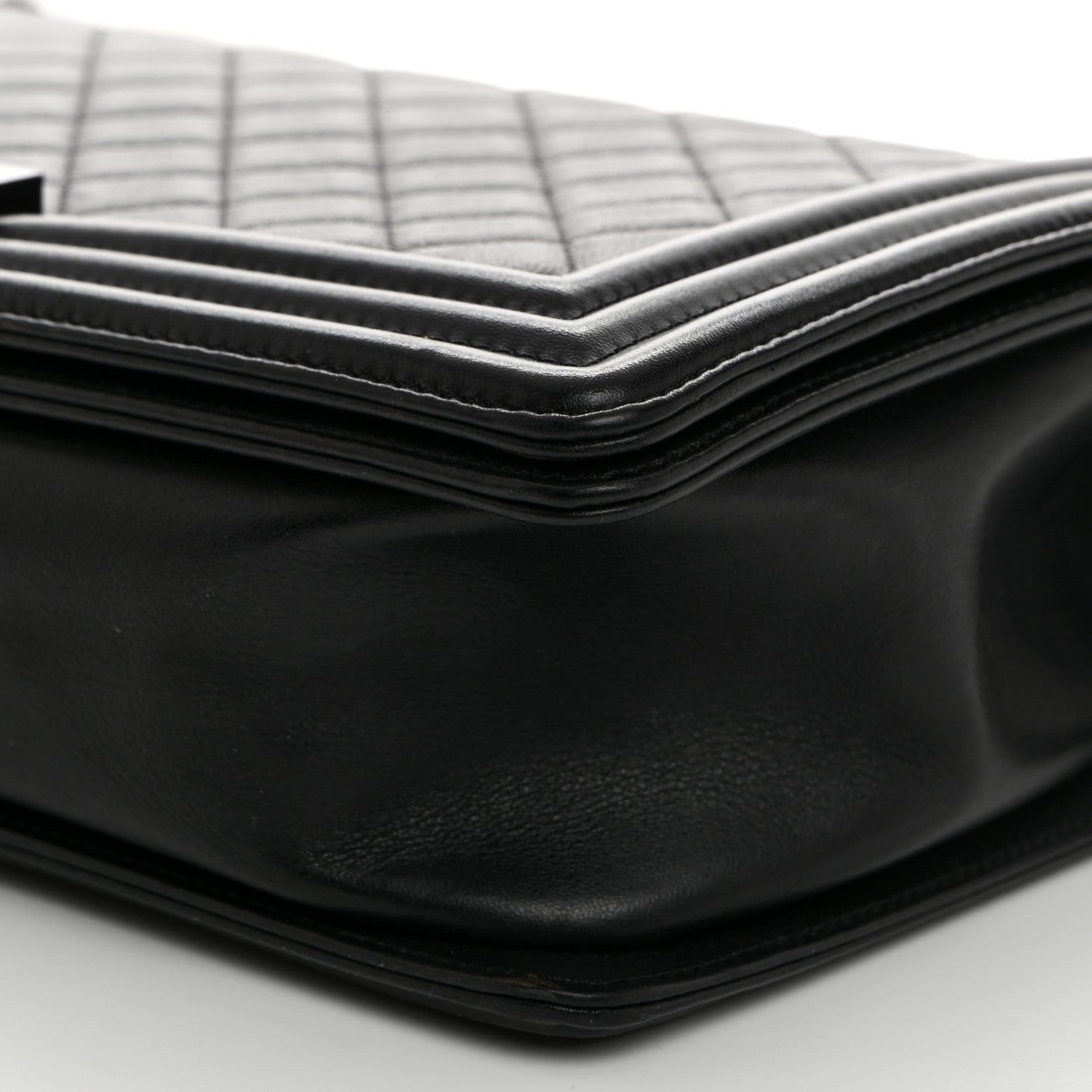 Chanel Calfskin Quilted New Medium Boy Flap So Black 10 of 10