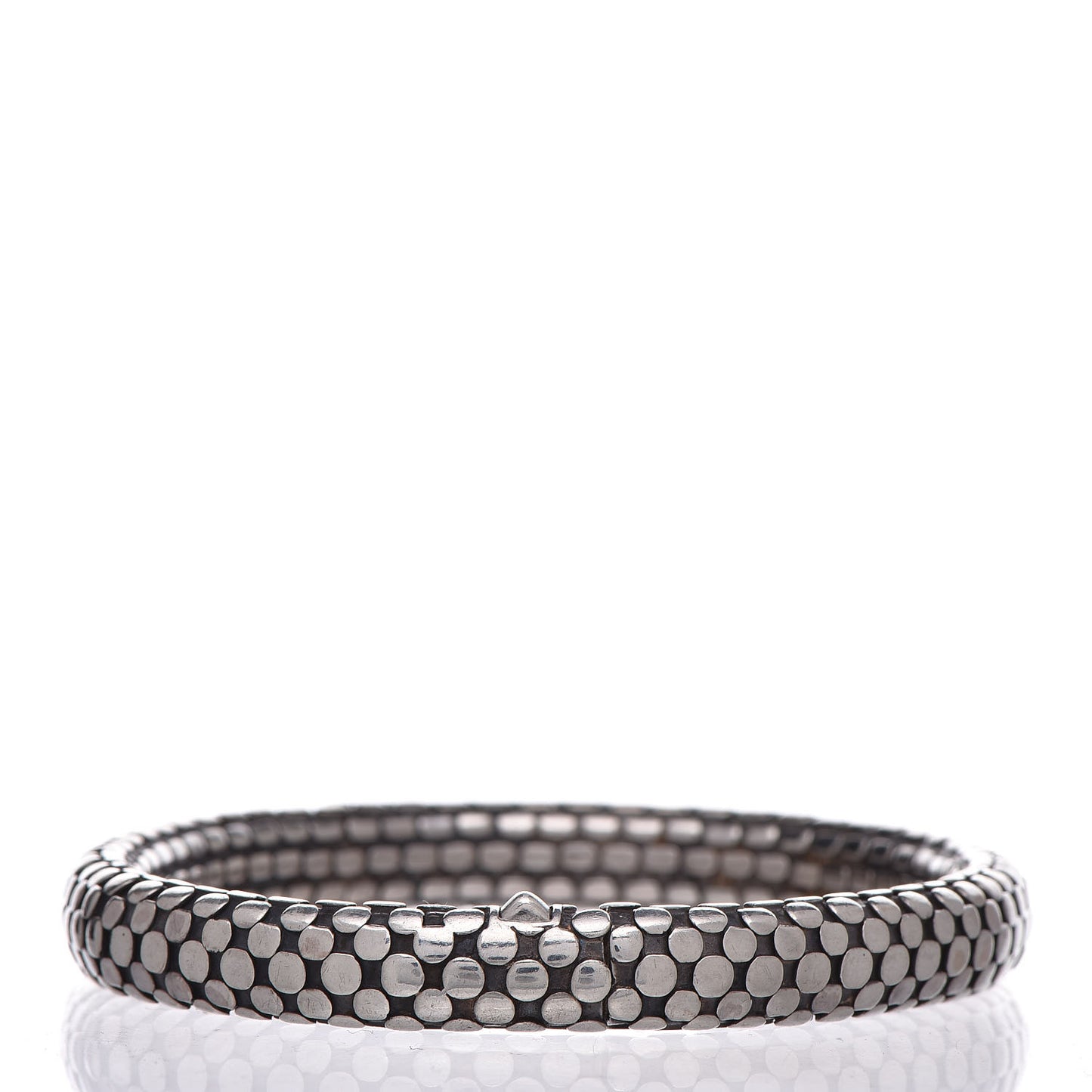 Sterling Silver 8mm Dot Bangle Bracelet