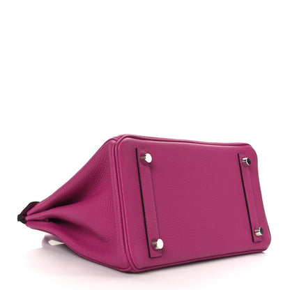 Hermes Togo Birkin 25 Rose Pourpre 4 of 11