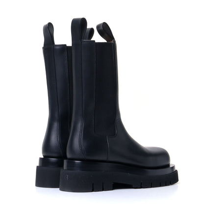 Bottega Veneta Calfskin The Lug Chelsea Boots 34 Black 3 of 8