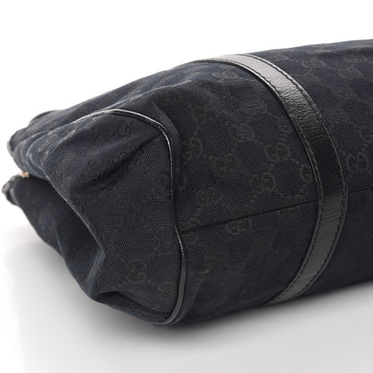 Gucci Monogram Web Large New Ladies Hobo Black 5 of 10
