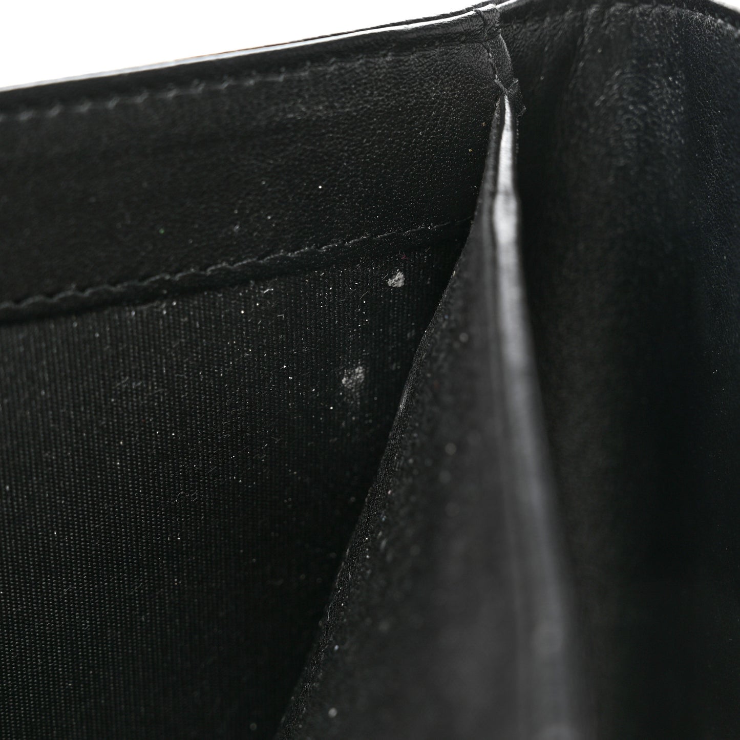 Caviar Timeless CC Large Gusset Flap Wallet Black