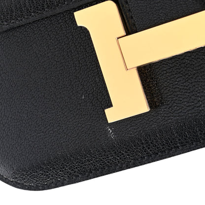 Hermes Chevre Mysore Constance 18 Black 12 of 13