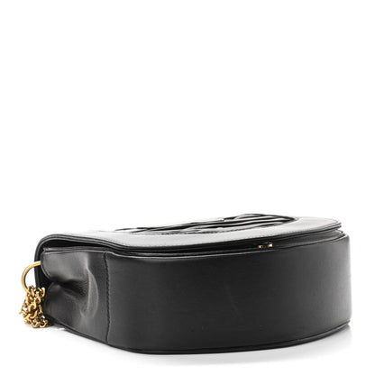 Saint Laurent Lamskin Chrissie Chain Shoulder Bag Black 4 of 11