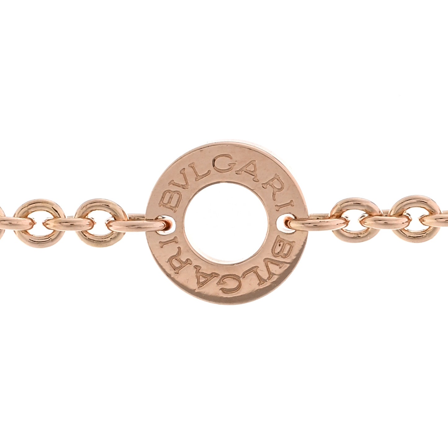 18K Rose Gold Diamond Black Onyx Roma Pendant Necklace