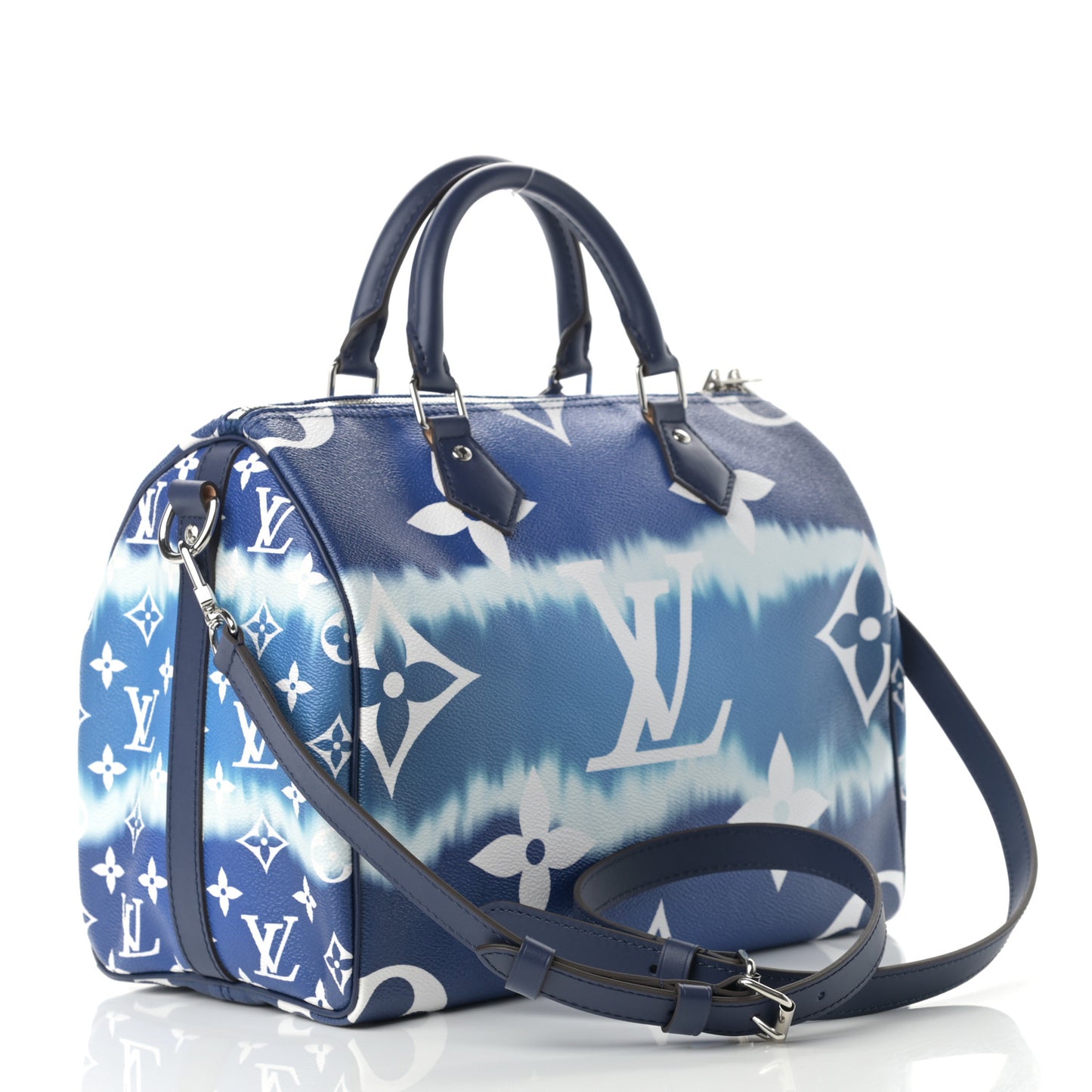 Monogram Escale Speedy Bandouliere 30 Blue