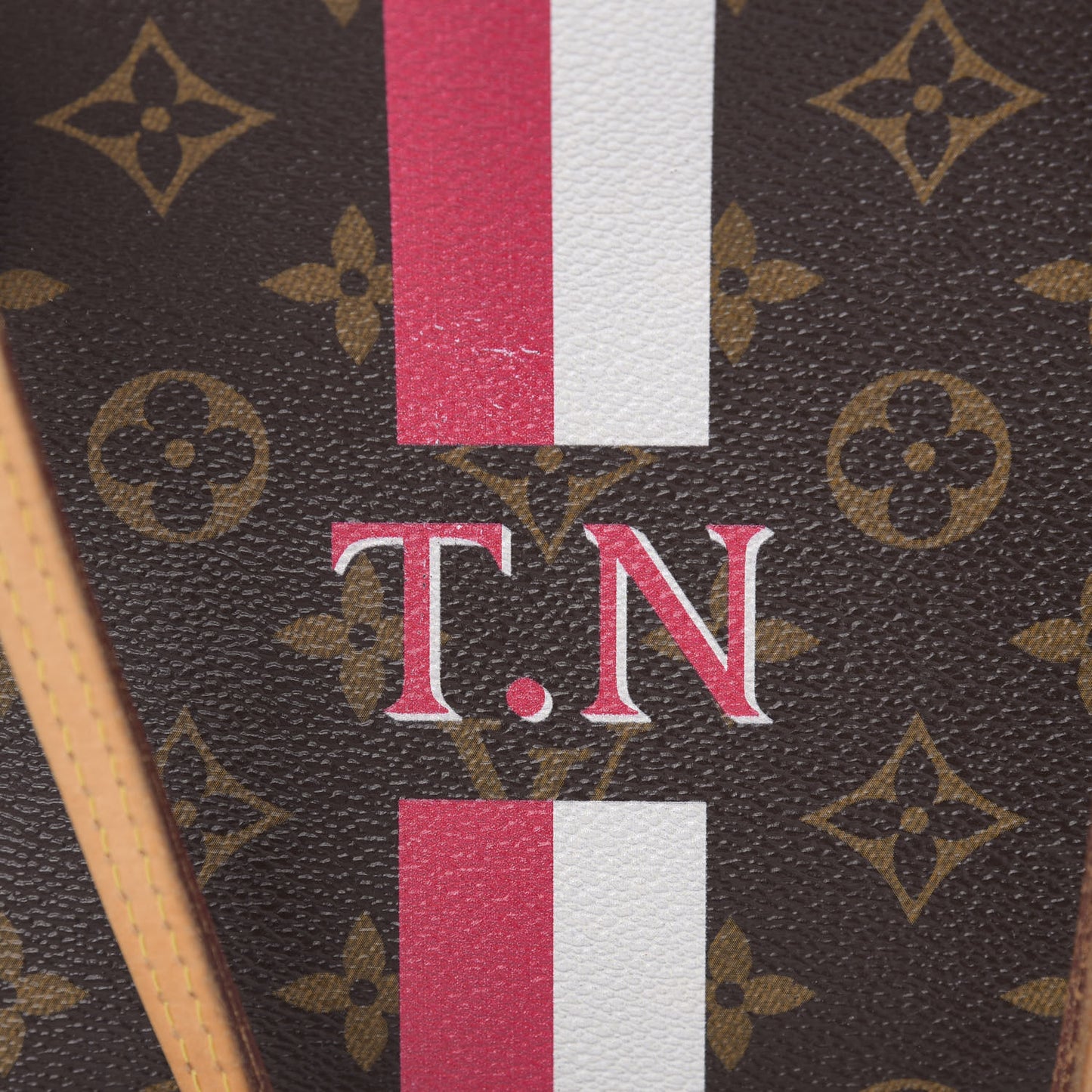 Monogram My LV Heritage Neverfull PM White Fuchsia
