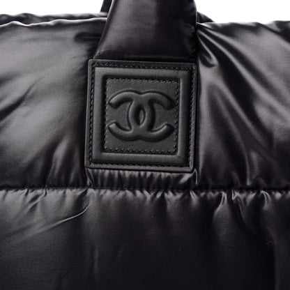 Chanel Nylon Quilted Medium Coco Cocoon Reversible Tote Black 8 of 10