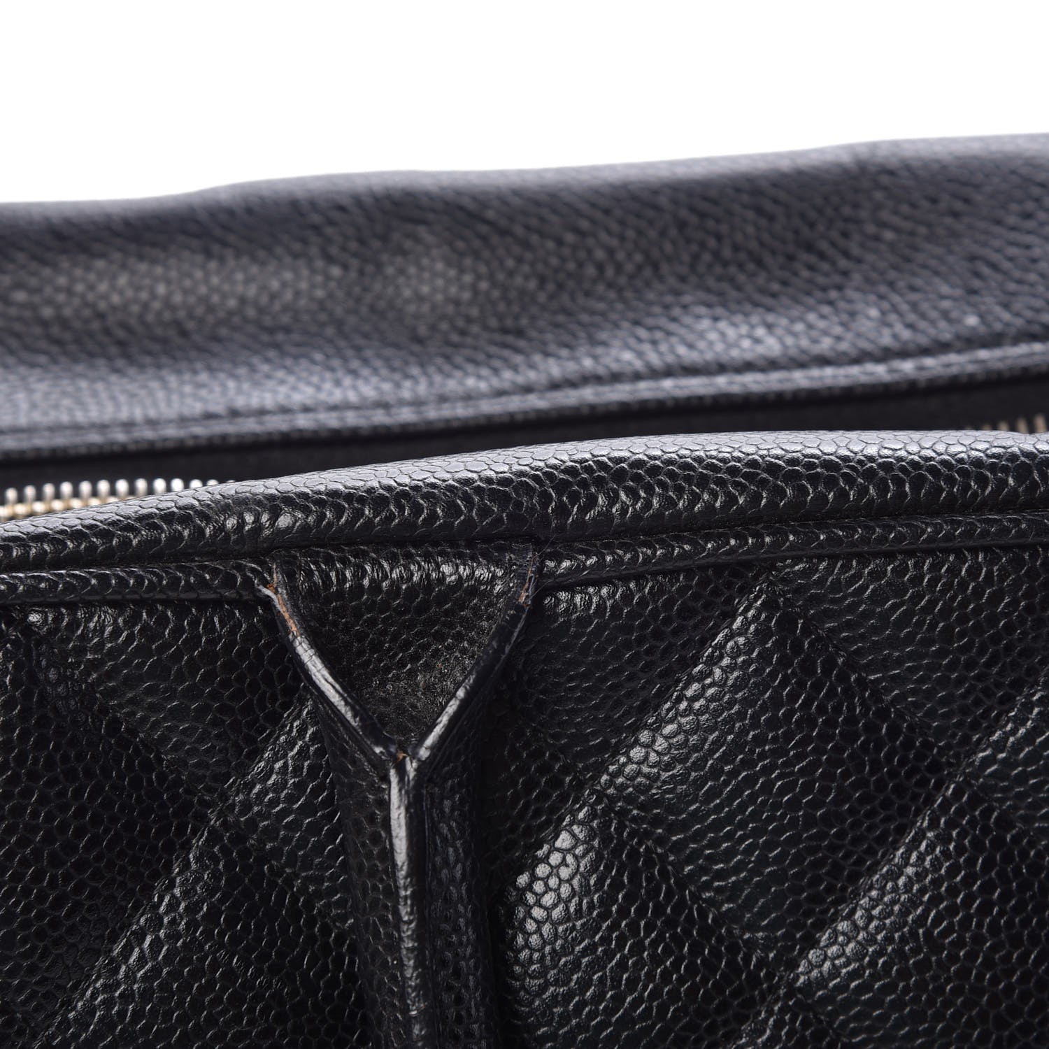 Chanel Caviar Quilted Large Bowler Black 10 of 14