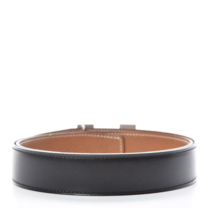 Hermes Box Togo 32mm H Belt 85 Black Gold 3 of 7