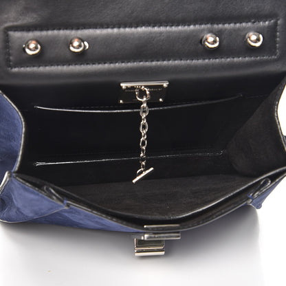 Proenza Schouler Suede Small Hava Top Handle Bag Indigo 5 of 8