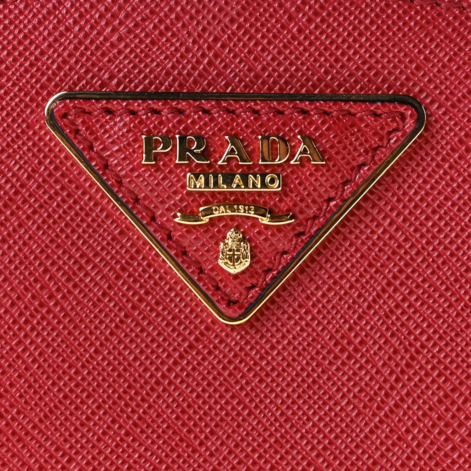 Prada Saffiano Lux Odette Crossbody Fuoco 4 of 9