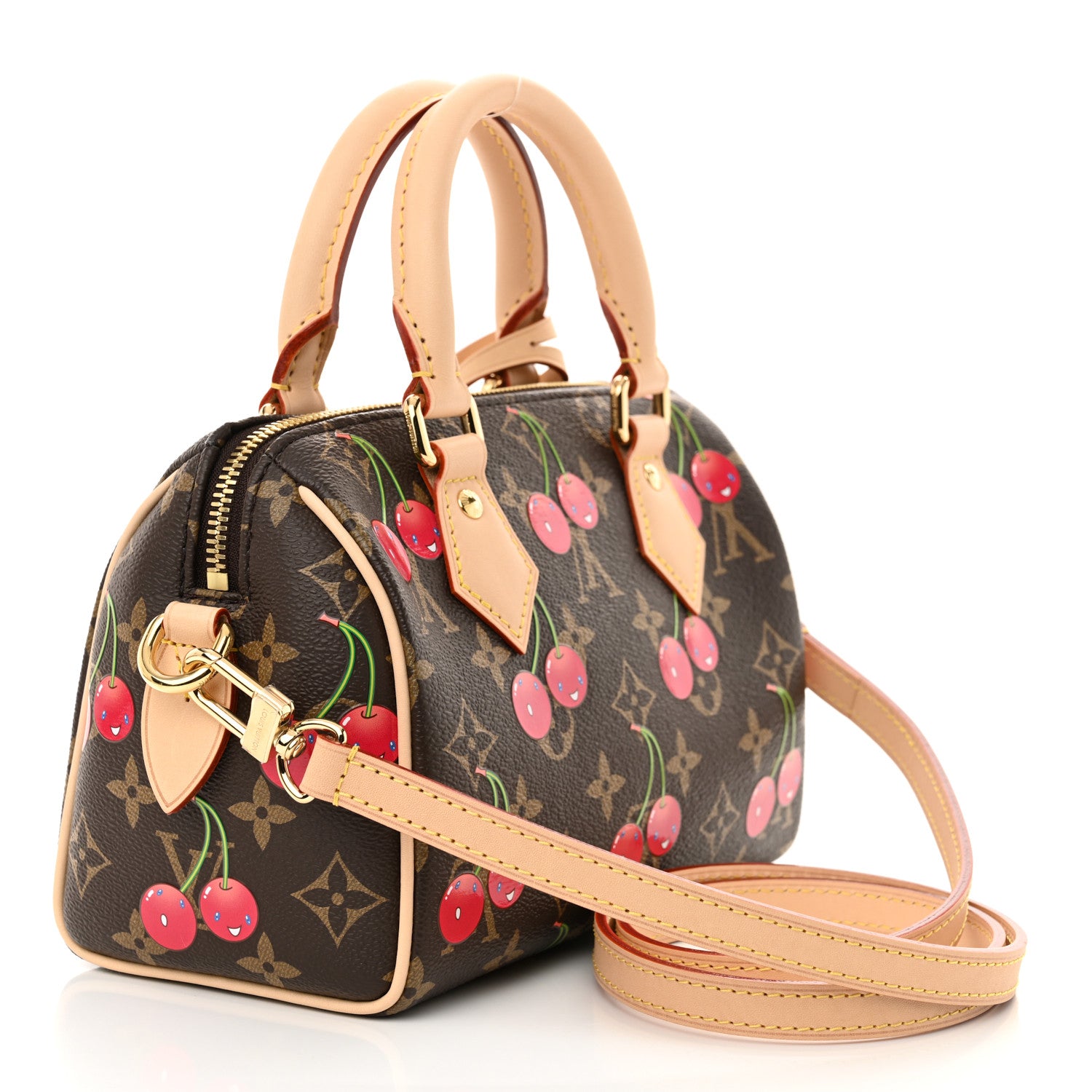 Louis Vuitton LV X TM Monogram Cerises Speedy Bandouliere 20 3 of 9