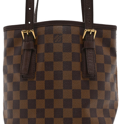 Louis Vuitton Damier Ebene Marais Bucket 23 8 of 10