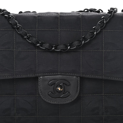 Chanel Nylon Medium Travel Flap Black 8 of 13