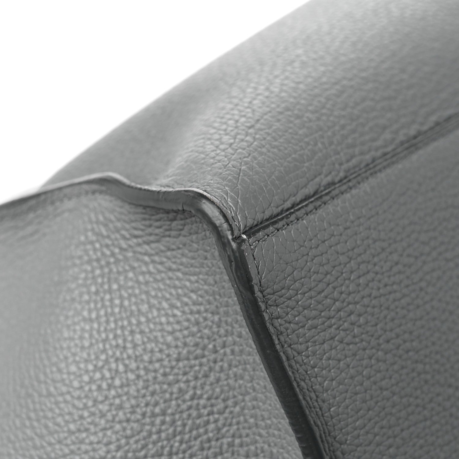 Celine Supple Calfskin Long Strap Small Big Bag Zinc 10 of 13