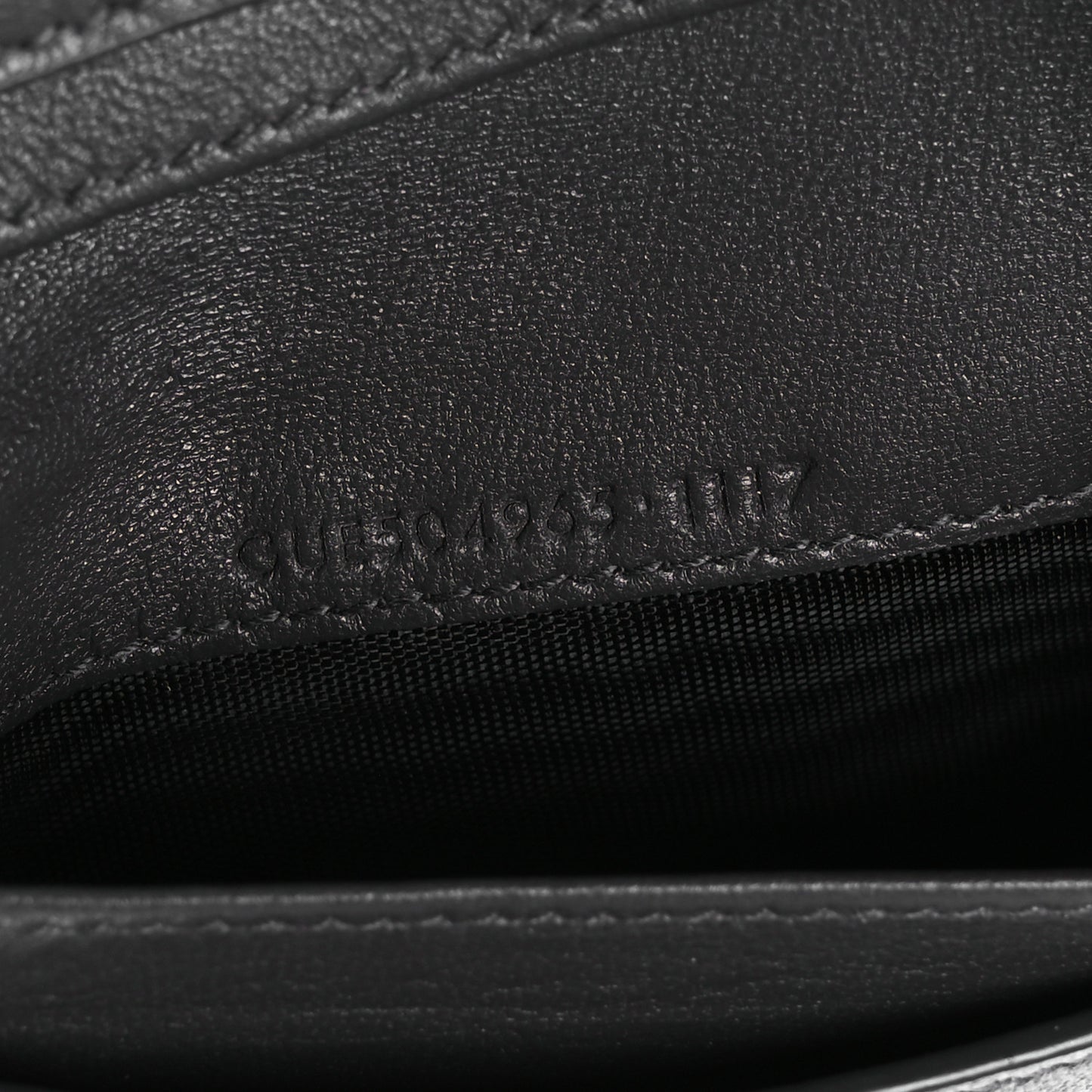 Lambskin Y Quilted Monogram Compact Loulou Wallet Asphalt