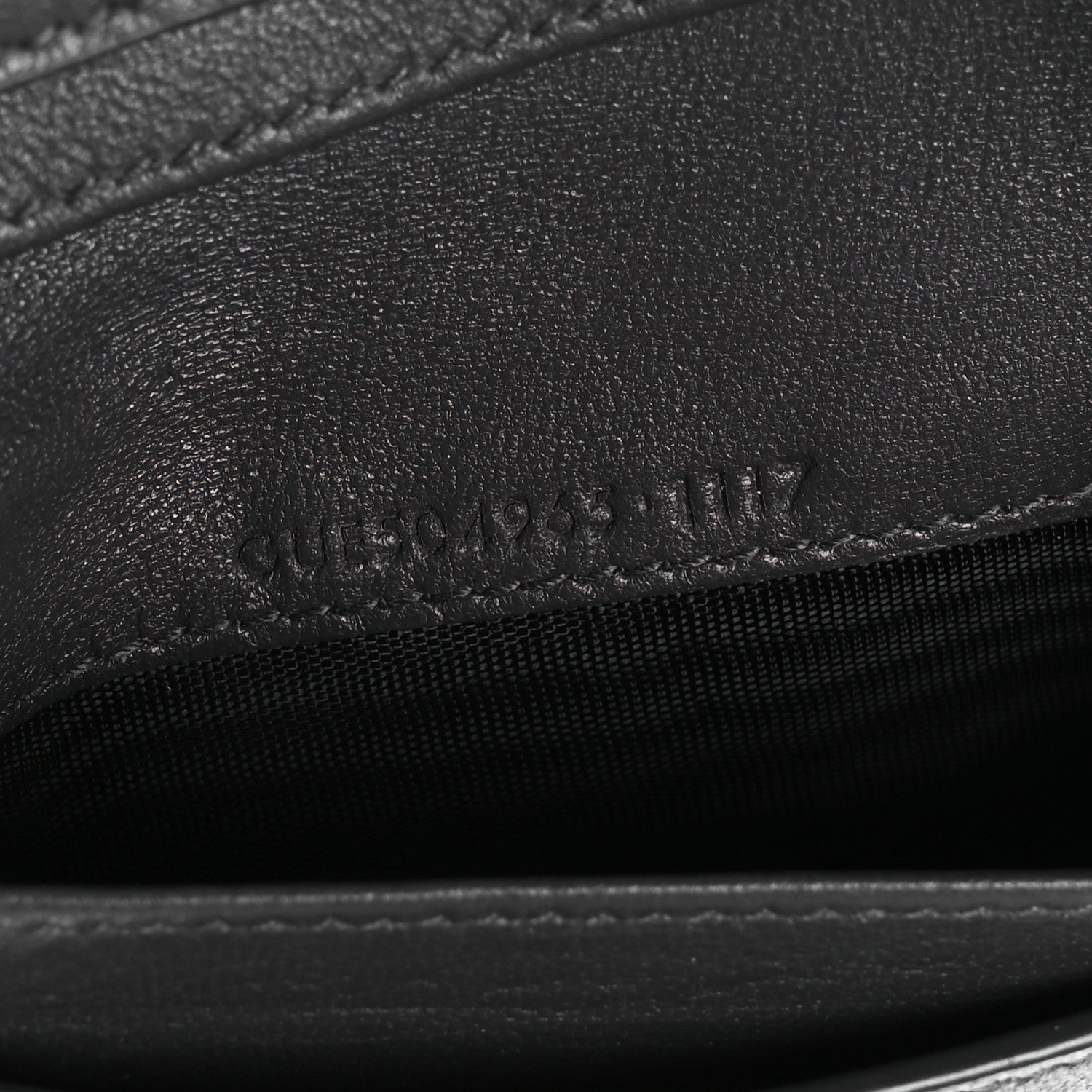 Saint Laurent Lambskin Y Quilted Monogram Compact Loulou Wallet Asphalt 8 of 9